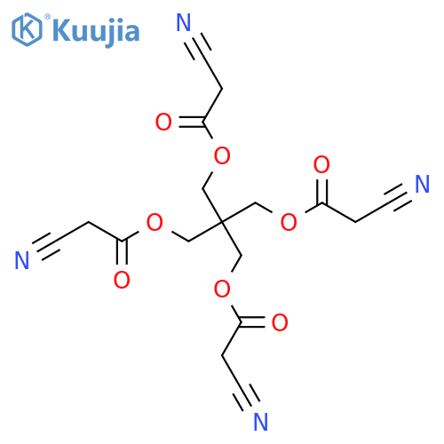 [3-(2-Cyanoacetyl)oxy-2,2-bis[(2-cyanoacetyl)oxymethyl]propyl] 2-cyanoacetate structure