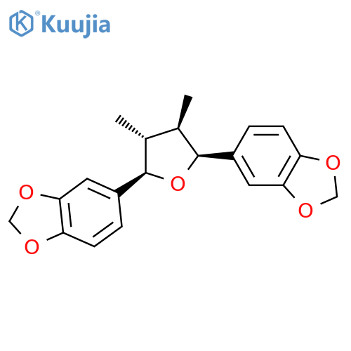 rel-(8R,8'R)-Dimethyl-(7S,7'R)-bis(3,4-methylenedioxyphenyl)tetrahydro-furan structure