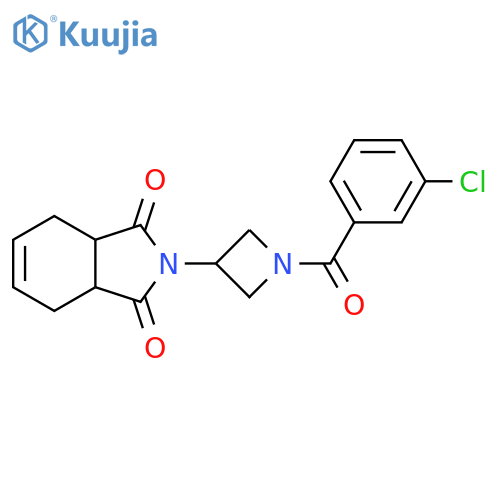 2-[1-(3-Chlorobenzoyl)-3-azetidinyl]-3a,4,7,7a-tetrahydro-1H-isoindole-1,3(2H)-dione structure