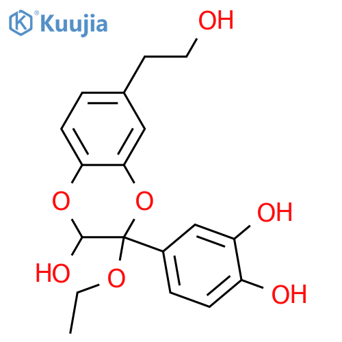 3,7'-Epoxy-9'-nor-4,8'-oxylignan-3',4',7',8',9-pentol; (2RS,3RS)-form, 7'-Et ether structure