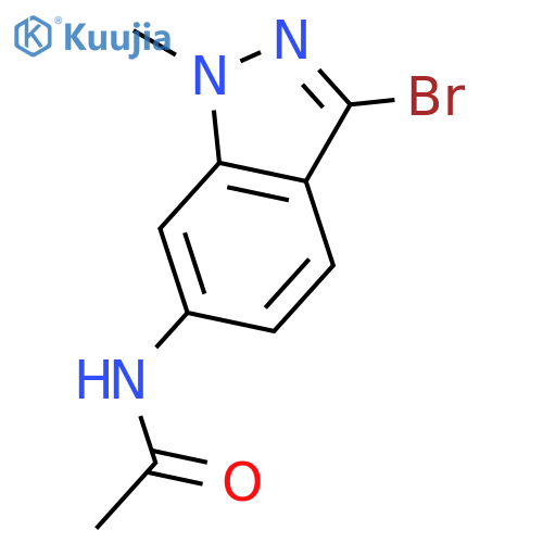 N-(3-Bromo-1-methyl-1H-indazol-6-yl)acetamide structure