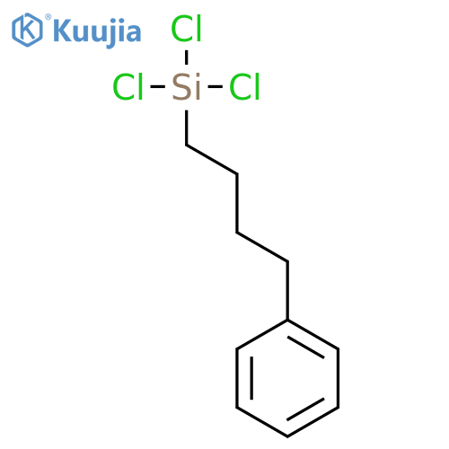 Benzene,[4-(trichlorosilyl)butyl]- structure
