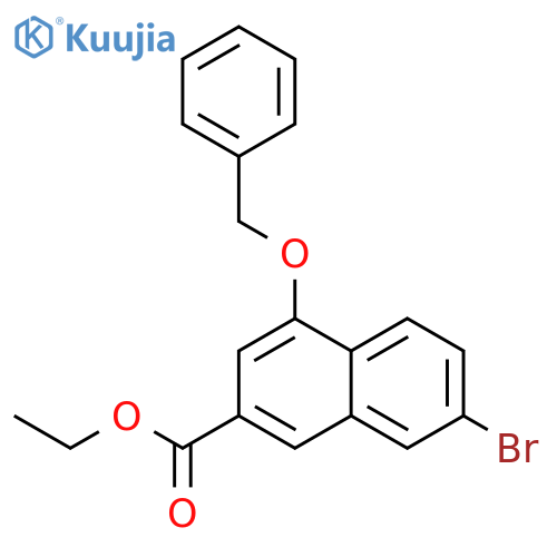 Ethyl 4-(benzyloxy)-7-bromo-2-naphthoate structure
