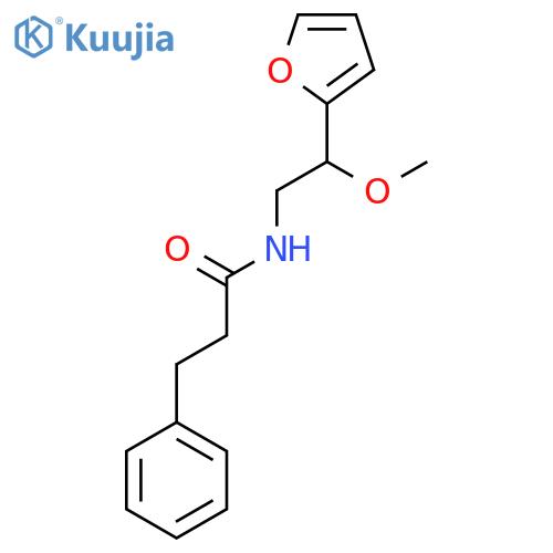 N-[2-(2-Furanyl)-2-methoxyethyl]benzenepropanamide structure