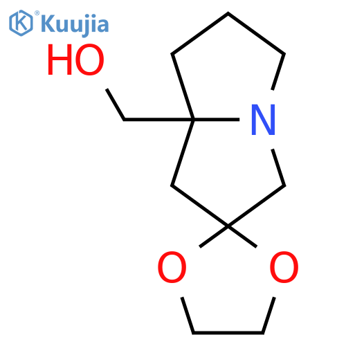 (Hexahydrospiro[[1,3]dioxolane-2,2'-pyrrolizin]-7a'-yl)methanol structure