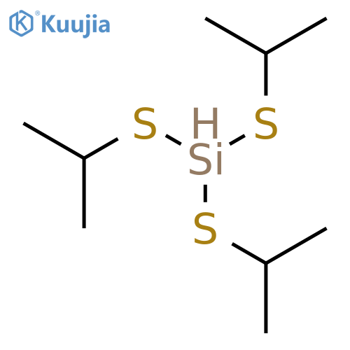 Silane,tris[(1-methylethyl)thio]- structure