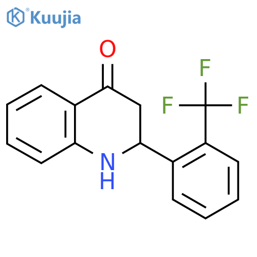 2-(2-(Trifluoromethyl)phenyl)-2,3-dihydroquinolin-4(1H)-one structure