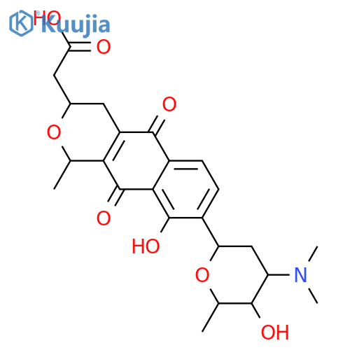 Menoxymycin B; 4-Deoxy, parent acid structure