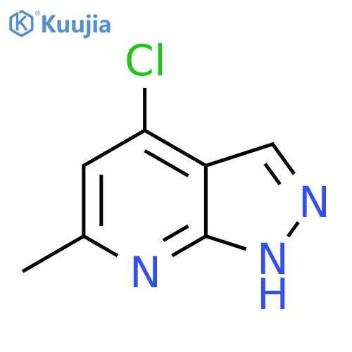 4-Chloro-6-methyl-1H-pyrazolo[3,4-b]pyridine structure
