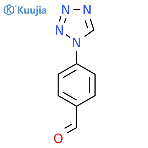Benzaldehyde, 4-(1H-tetrazol-1-YL)- structure