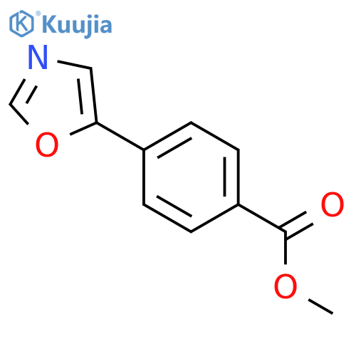 Methyl 4-(Oxazol-5-yl)benzoate structure
