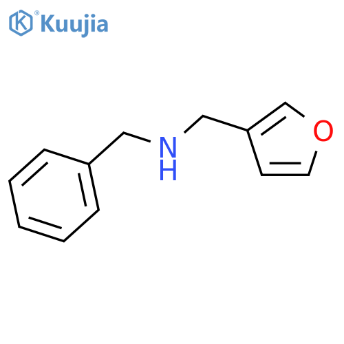 benzyl(furan-3-ylmethyl)amine structure