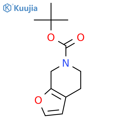 tert-Butyl 4,7-dihydrofuro[2,3-c]pyridine-6(5H)-carboxylate structure