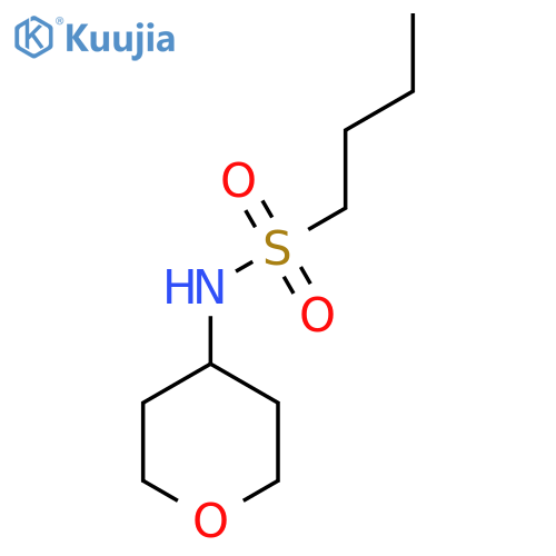 N-(oxan-4-yl)butane-1-sulfonamide structure