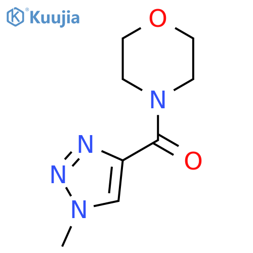 4-(1-methyl-1H-1,2,3-triazole-4-carbonyl)morpholine structure