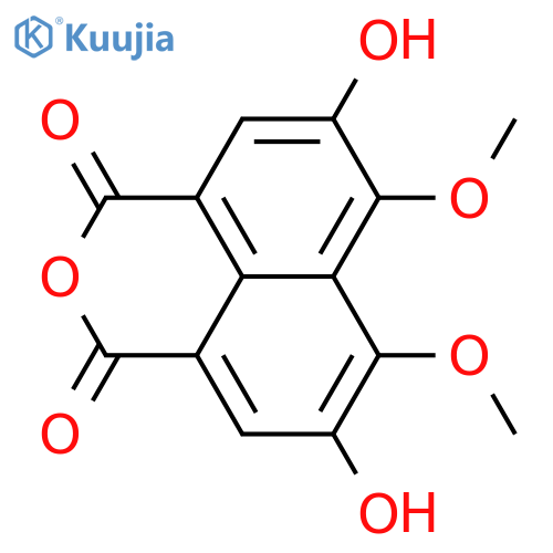 5,6,7,8-Tetrahydroxy-1H,3H-naphtho[1,8-cd]pyran-1,3-dione; 6,7-Di-Me ether structure