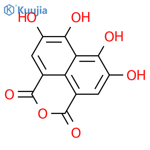 5,6,7,8-Tetrahydroxy-1H,3H-naphtho[1,8-cd]pyran-1,3-dione structure