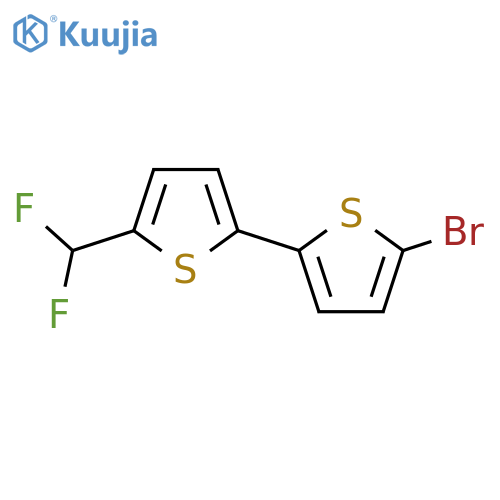 BrC1=CC=C(S1)C=1SC(=CC1)C(F)F structure