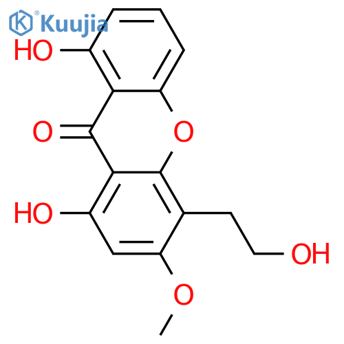 1,3,8-Trihydroxy-4-(2-hydroxyethyl)xanthone; 3-Me ether structure