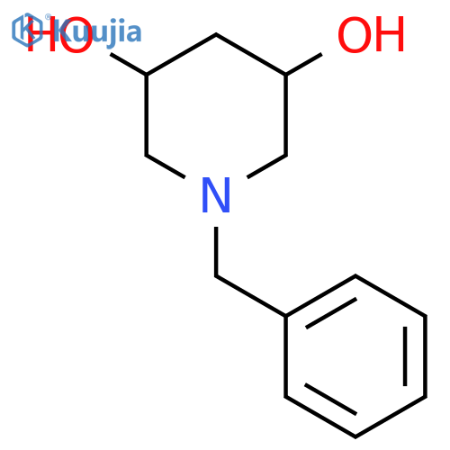 3,5-Piperidinediol, 1-(phenylmethyl)- structure