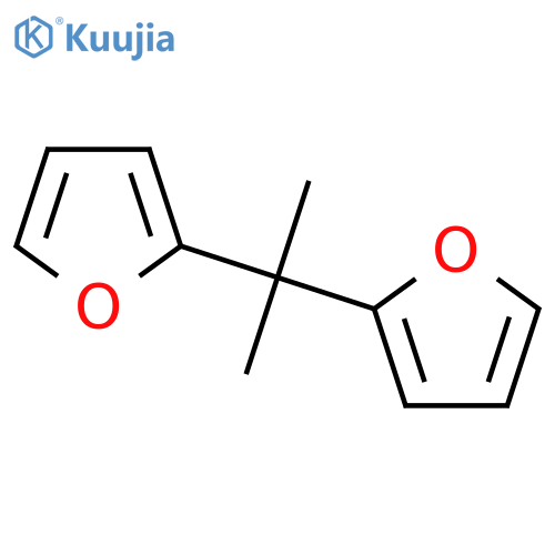 Furan,2,2'-(1-methylethylidene)bis- structure