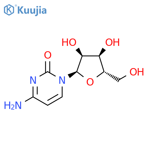2(1H)-Pyrimidinone, 4-amino-1-α-L-ribofuranosyl- structure