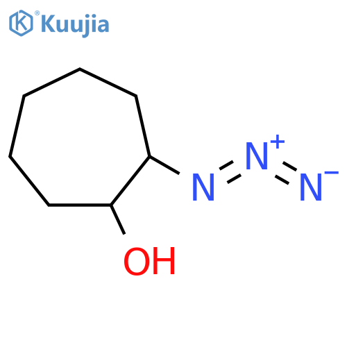 Cycloheptanol, 2-azido- structure
