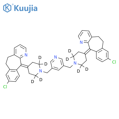 5’-(Desloratadine)methyl Rupatadine-d8 structure