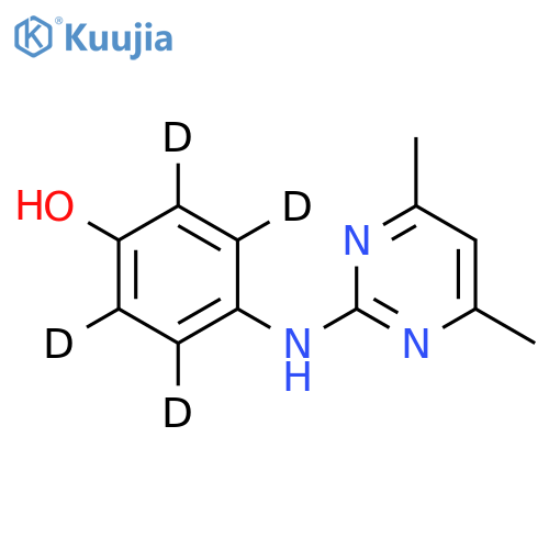 4’-Hydroxy Pyrimethanil-d4 structure