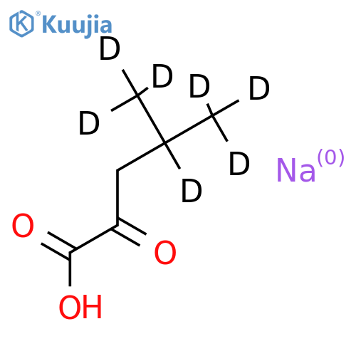4-Methyl-2-oxovaleric Acid-d7 Sodium Salt structure