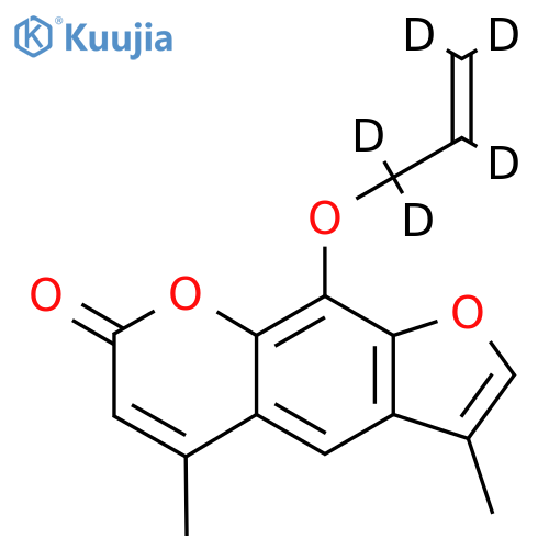 8-Allyloxy-4,9-dimethyl Psoralen-d5 structure