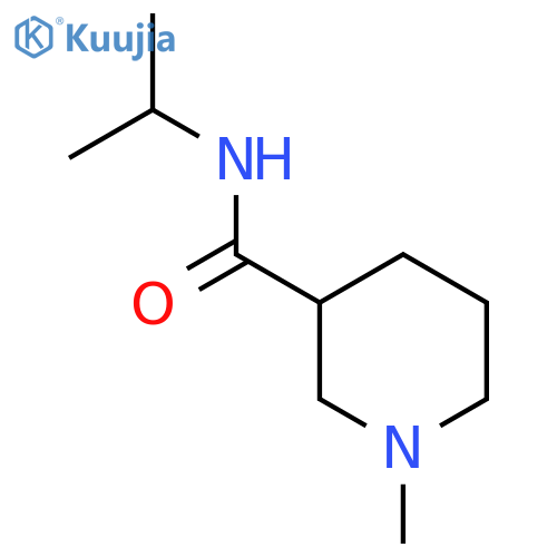 1-methyl-N-(propan-2-yl)piperidine-3-carboxamide structure