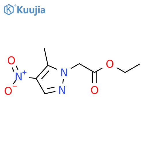 ethyl 2-(5-methyl-4-nitro-1H-pyrazol-1-yl)acetate structure