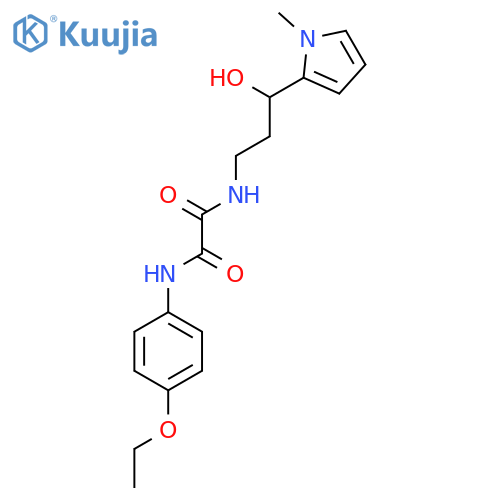 N'-(4-ethoxyphenyl)-N-[3-hydroxy-3-(1-methyl-1H-pyrrol-2-yl)propyl]ethanediamide structure
