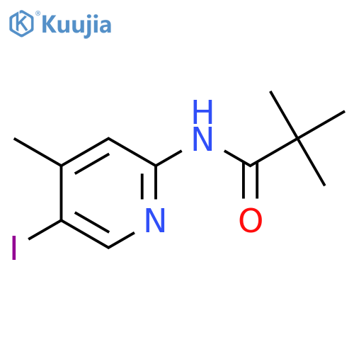 N-(5-Iodo-4-methyl-pyridin-2-yl)-2,2-dimethyl-propionamide structure