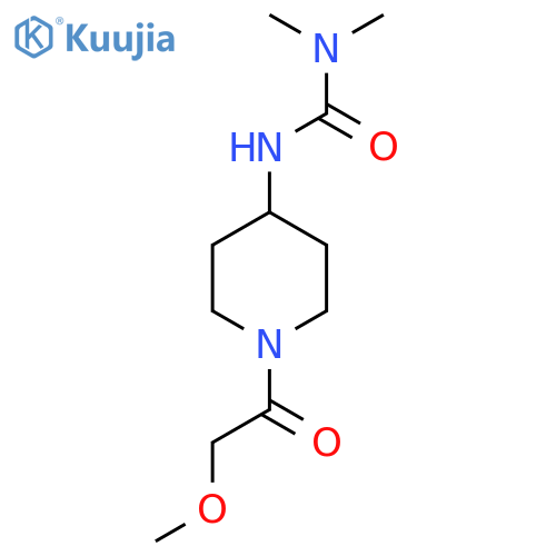 1-[1-(2-Methoxyacetyl)piperidin-4-YL]-3,3-dimethylurea structure