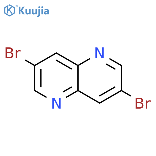 3,7-Dibromo-1,5-naphthyridine structure