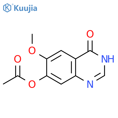 4(3H)-Quinazolinone,7-(acetyloxy)-6-methoxy- structure