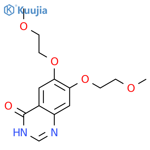 6,7-bis(2-Methoxyethoxy)-3,4-dihydroquinazolin-4-one structure