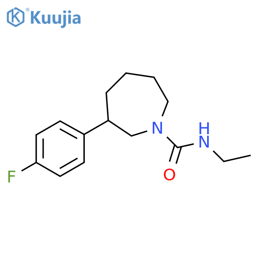 N-ethyl-3-(4-fluorophenyl)azepane-1-carboxamide structure