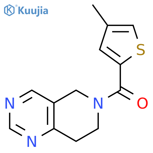 7,8-dihydro-5H-pyrido[4,3-d]pyrimidin-6-yl-(4-methylthiophen-2-yl)methanone structure