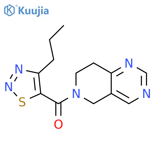 (7,8-Dihydropyrido[4,3-d]pyrimidin-6(5H)-yl)(4-propyl-1,2,3-thiadiazol-5-yl)methanone structure