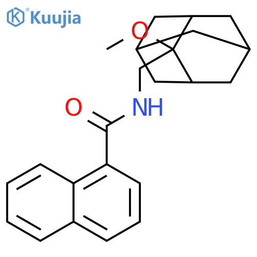 N-[(2-Methoxytricyclo[3.3.1.13,7]dec-2-yl)methyl]-1-naphthalenecarboxamide structure