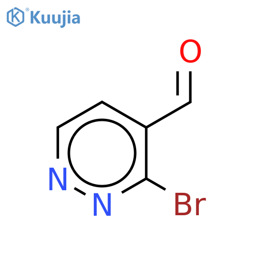 3-Bromopyridazine-3-carbaldehyde structure