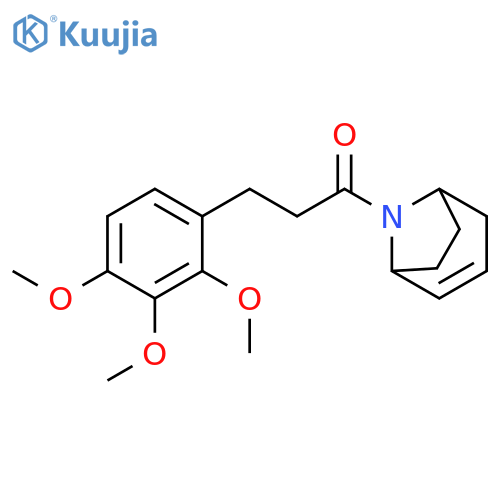 1-(8-azabicyclo[3.2.1]oct-3-en-8-yl)-3-(2,3,4-trimethoxyphenyl)propan-1-one structure