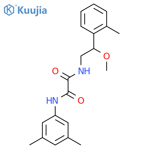 N1-(3,5-dimethylphenyl)-N2-(2-methoxy-2-(o-tolyl)ethyl)oxalamide structure