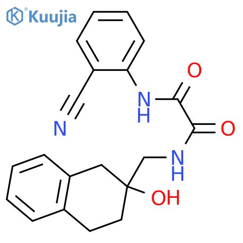 N-(2-cyanophenyl)-N'-[(2-hydroxy-1,2,3,4-tetrahydronaphthalen-2-yl)methyl]ethanediamide structure