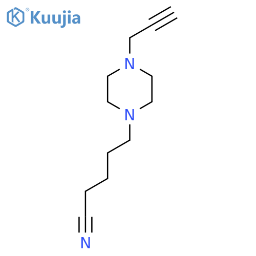5-[4-(Prop-2-yn-1-yl)piperazin-1-yl]pentanenitrile structure