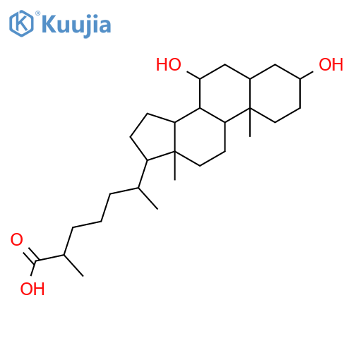 3a,7a-Dihydroxycoprostanic Acid structure