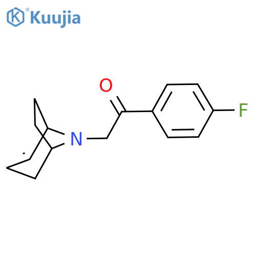 1-(8-azabicyclo[3.2.1]oct-3-en-8-yl)-2-(4-fluorophenyl)ethanone structure